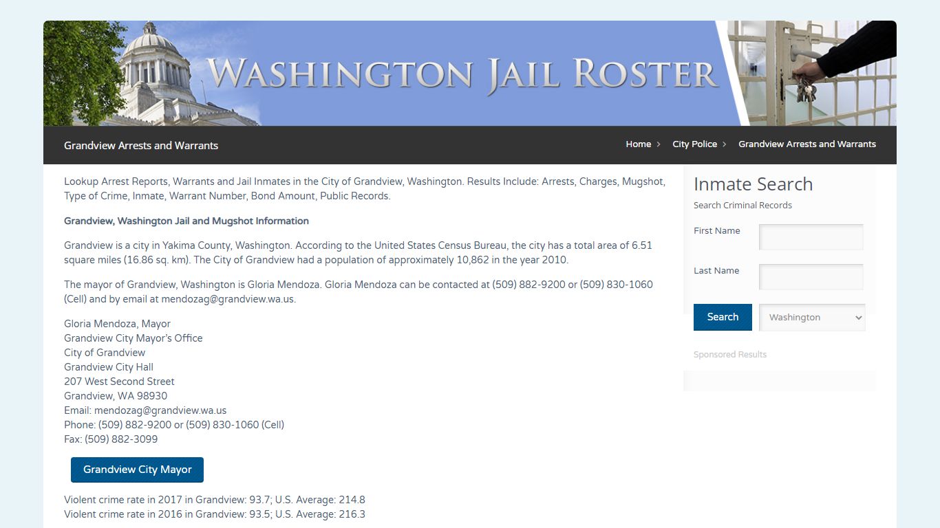Grandview Arrests and Warrants | Jail Roster Search